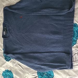 Polo knit sweater